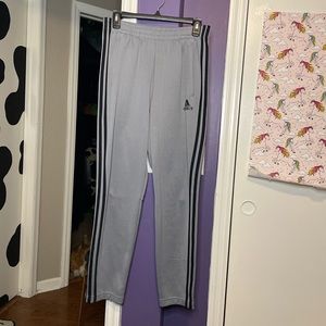Grey Side Button Pants